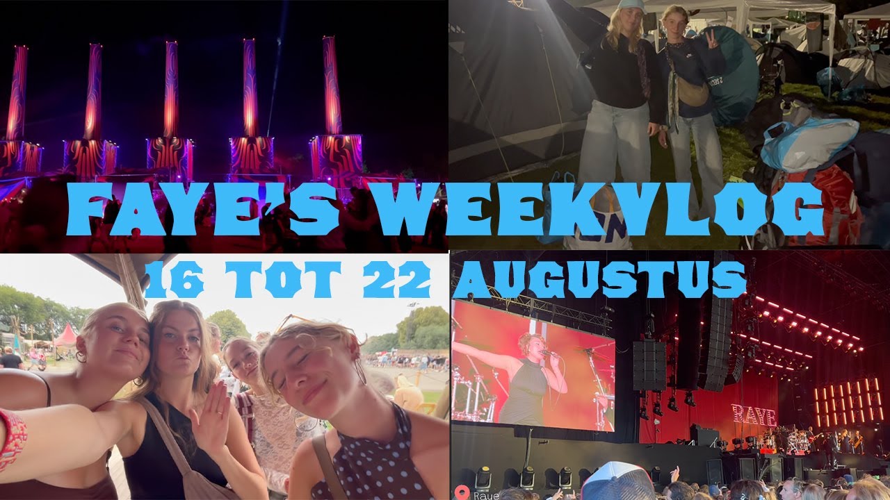 Lowlands 2025 Laatste Dagen 🎶 + verjaardag feest 🍰 | Faye's weekvlog 16 tot 22 augustus