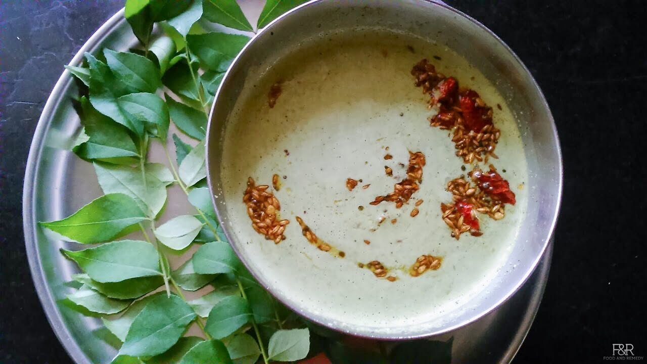 Karibevu Soppina tambuli |ಕರಿಬೇವುಸೊಪ್ಪಿನ ತಂಬುಳಿ ।  Curry leaves taMbuli | yogurt recipe Kannada