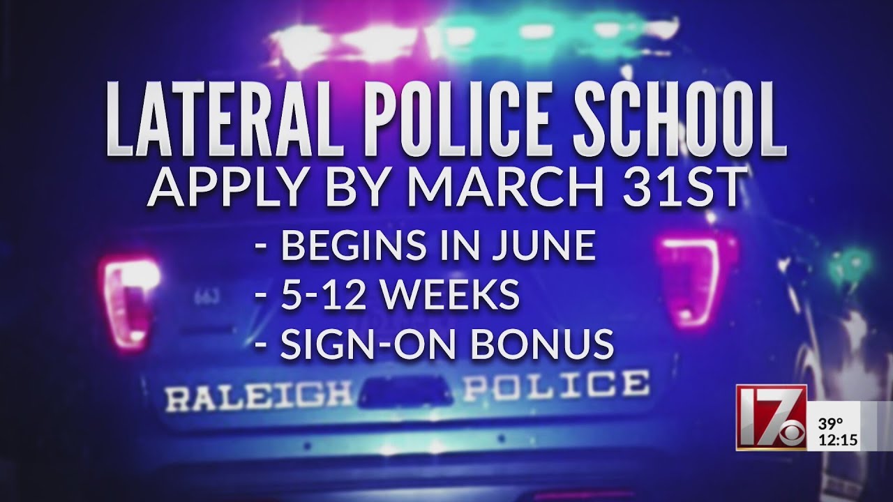 RPD launches lateral police school, sign-on bonus offered