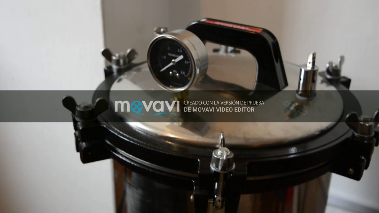 Autoclave 18 litros demostración funcionamiento 2/2