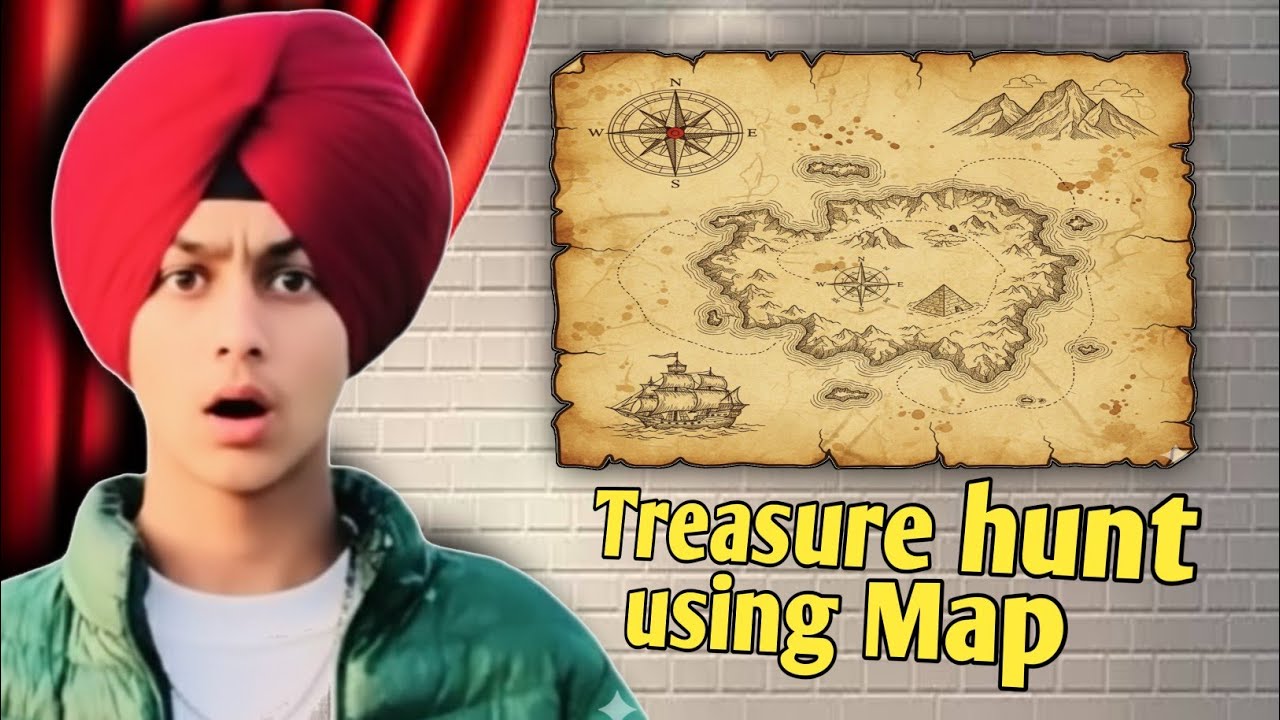 Real Life Treasure Hunt 😲 | Map Follow Karo Te Khazana labho!