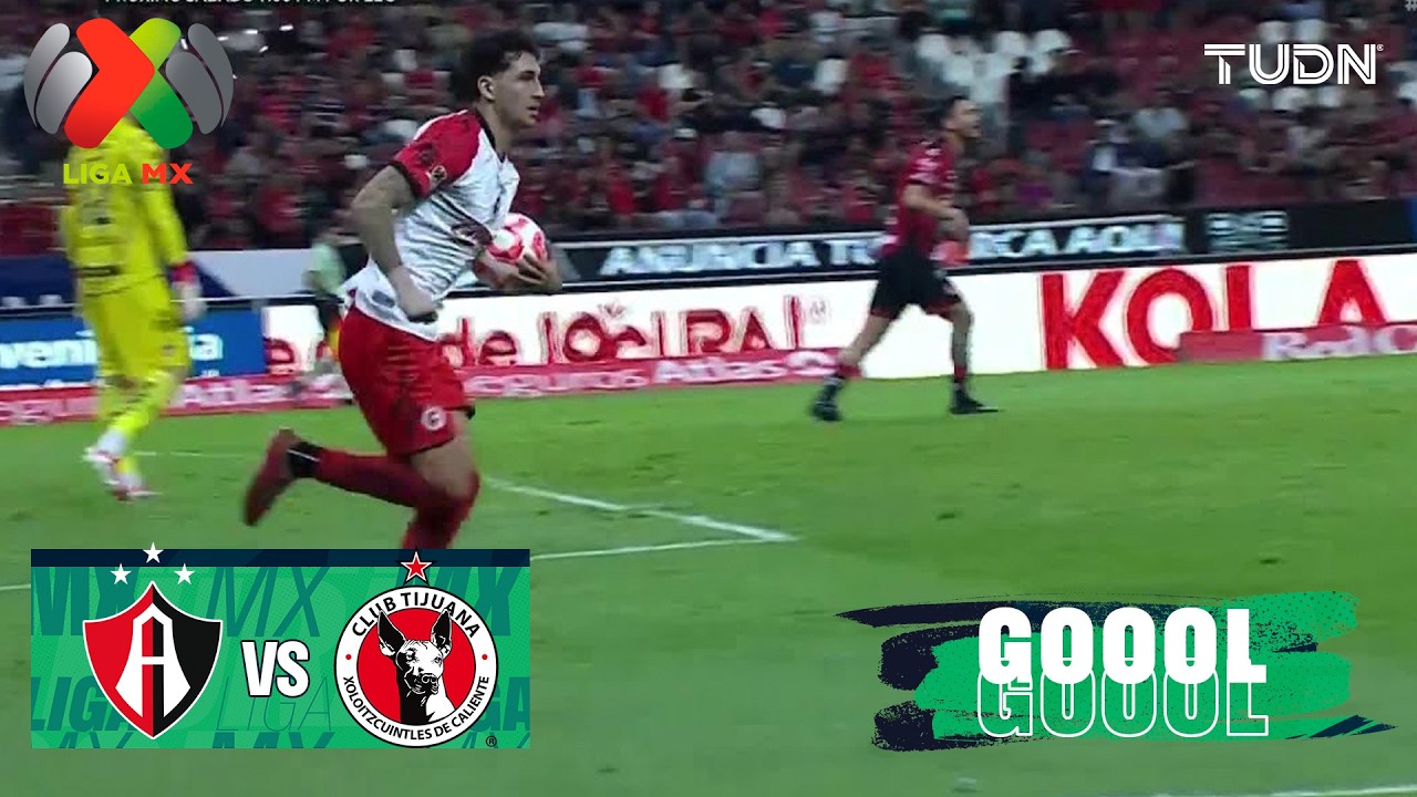¡PENAL Y GOL! Abreu descuenta al 90' | Atlas 2-1 Tijuana | Liga MX - Jornada 9 Clausura 2026 | TUDN
