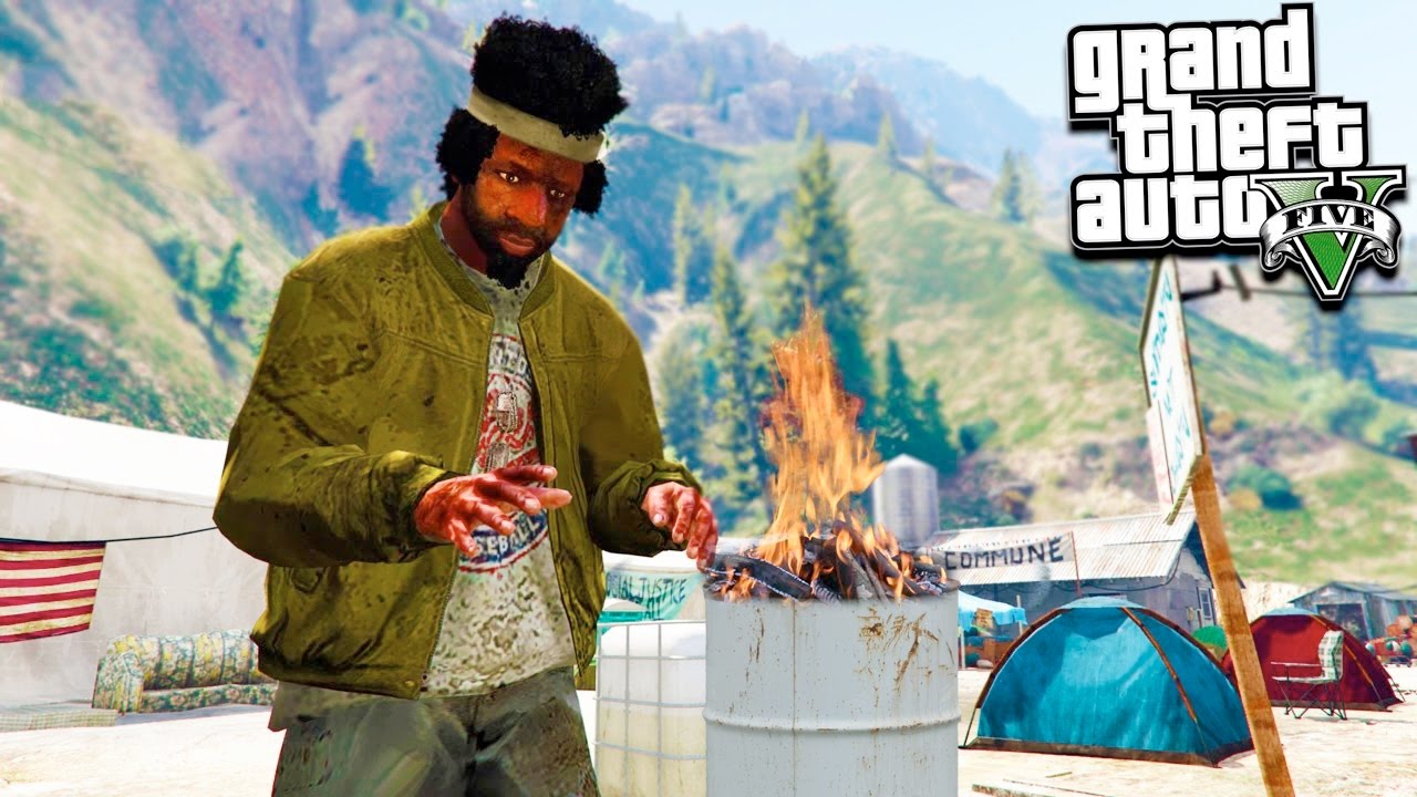 ГТА 5 МОДЫ! ЖИЗНЬ БОМЖА в GTA 5 РЕАЛЬНАЯ ЖИЗНЬ