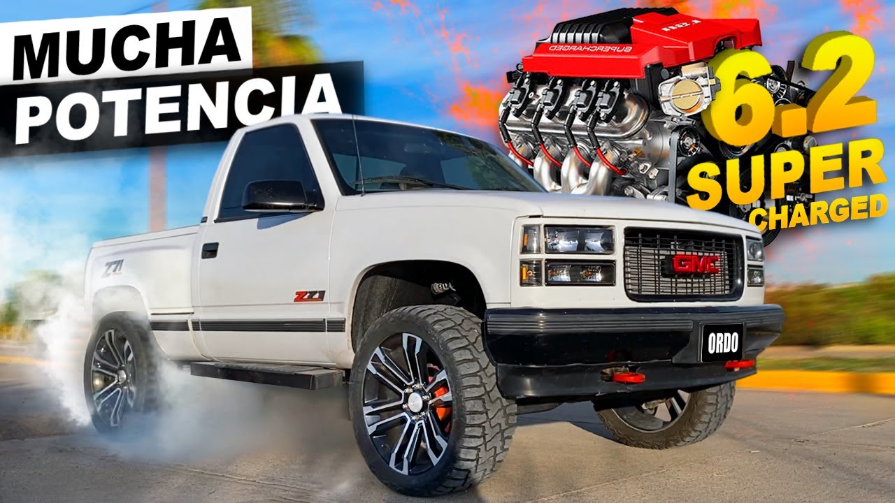SWAP 6.2 SUPERCHARGED en CHEYENNE 4x4 CORRE como DEM0NIO | SIERRA GMC | OrdoTunes