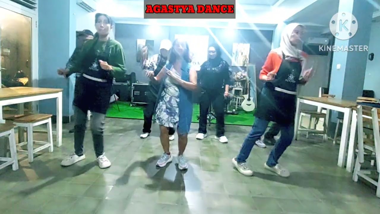 Live Music & Line Dance || Lambada || Beginner - Dula Honesty || Cover: Mr.Joko