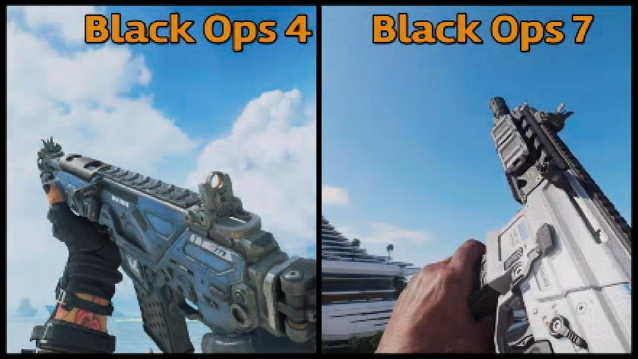 Call of Duty BO4 Vs. BO7 Weapon Comparison