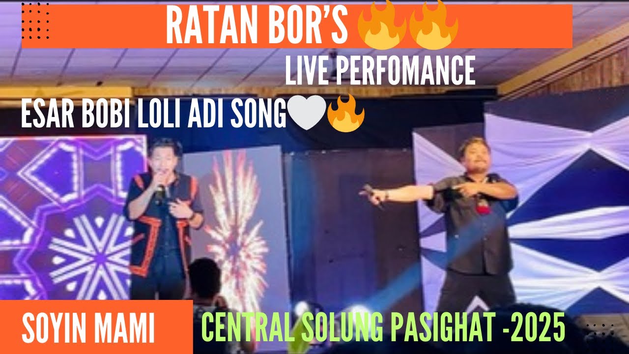 Esar Bobi Loli 🔥🔥| Adi Song | Ratan Bro’s Live Performance at Central Solung, Pasighat |
