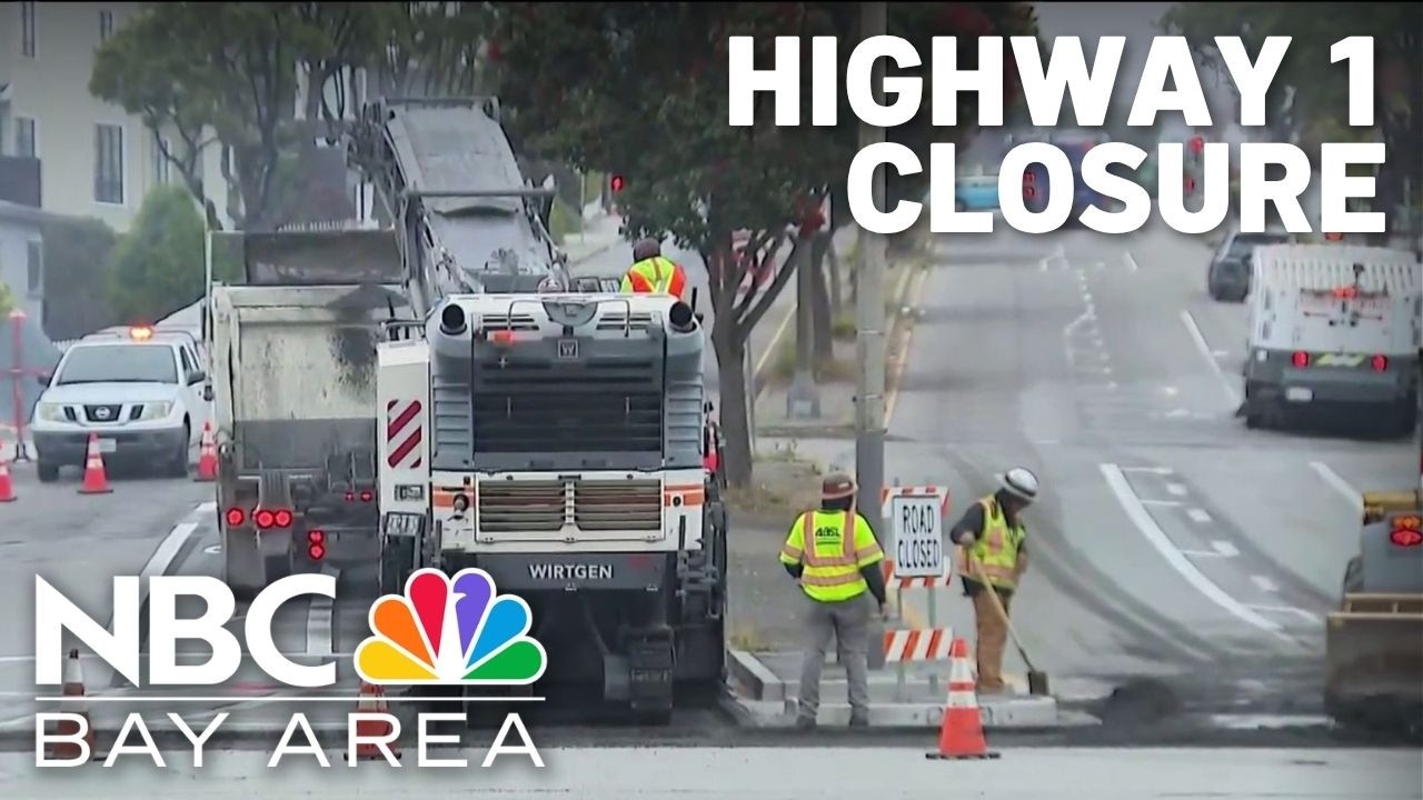 Caltrans начинает последнее перекрытие шоссе 1 в Сан-Франциско (19-я авеню) на выходные