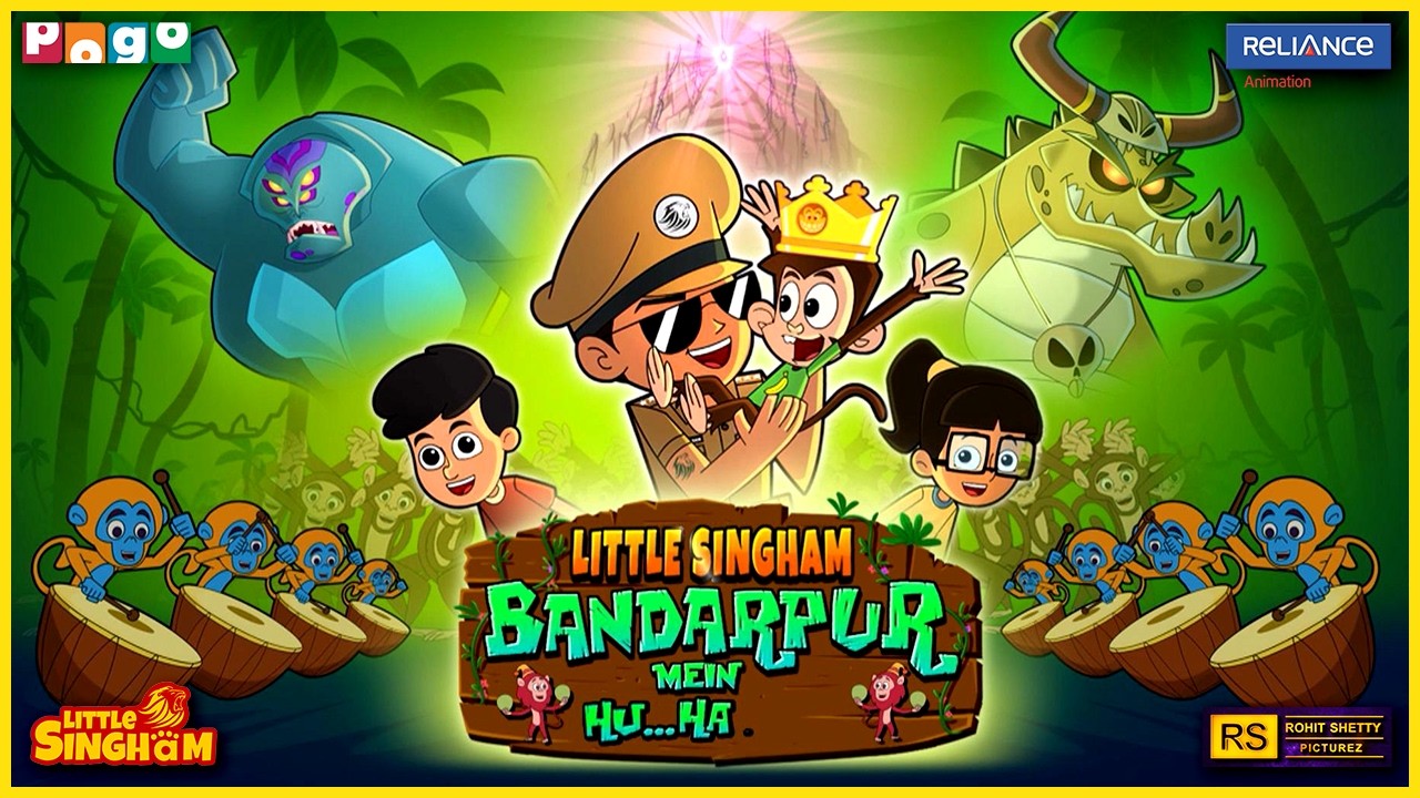 Bandarpur in Danger! 😱 Little Singham vs Hu Ha Hu | @Biganimation