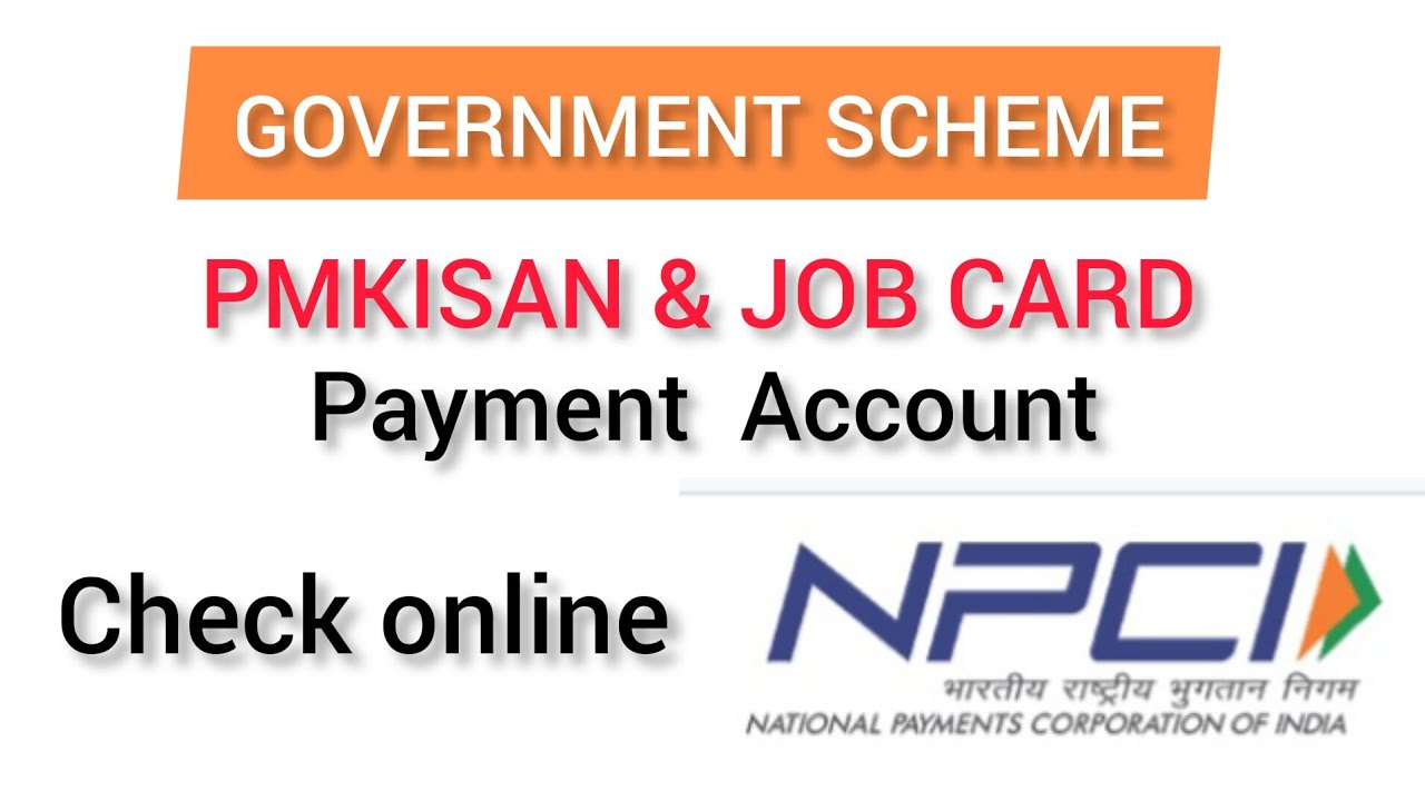 Pmkisan & Job card  Payment | NPCI Mapping  |  Check online 