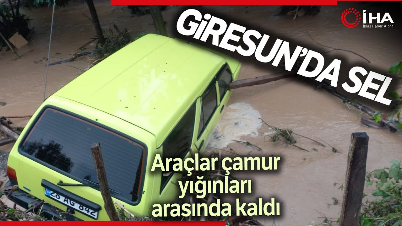 Giresun'da Sel! Afatın Boyutu Çok Büyük!