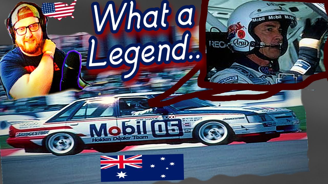 American Reacts to Peter Brock describes a lap of Bathurst (1986)