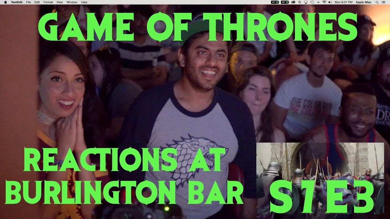 GAME OF THRONES Reactions at Burlington Bar /// S7E03 PART 2 \\\