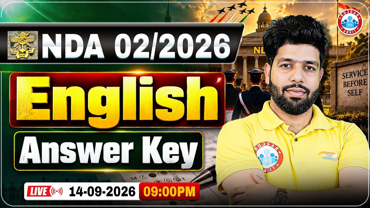 NDA English Paper Analysis 2026 | NDA English 2026 Answer Key | NDA 2 2026 Paper Solution