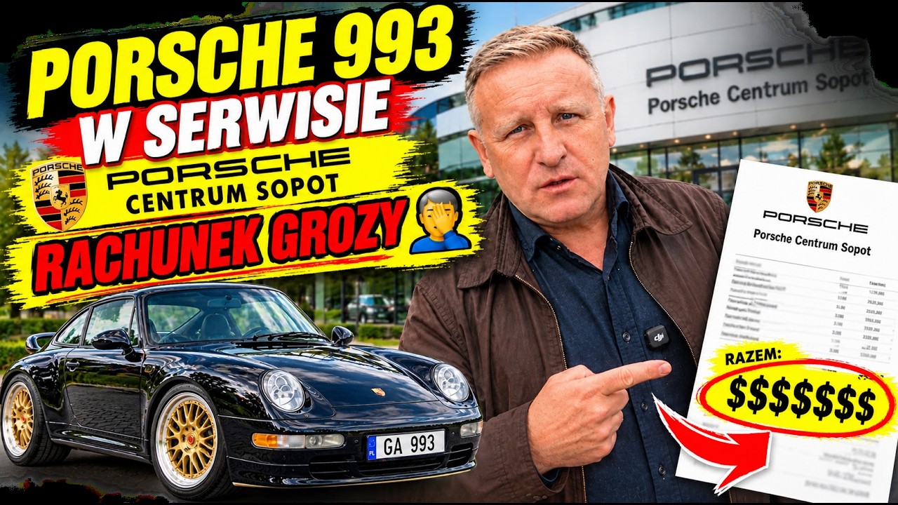 Klasyczne porsche 993 w serwisie w Porsche Centrum Sopot - rachunek grozy?