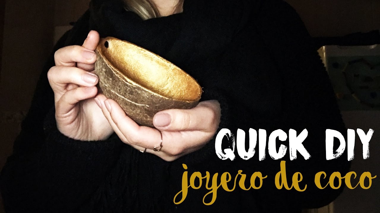 DIY Cuenco joyero de coco / Maca vm