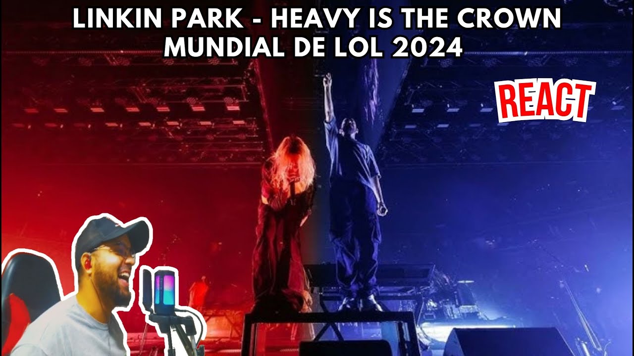 LINKIN PARK - HEAVY IS THE CROWN - TEMA DO MUNDIAL DE LOL 2024 (Hamburg 22.09.24 Front Row) [REACT]