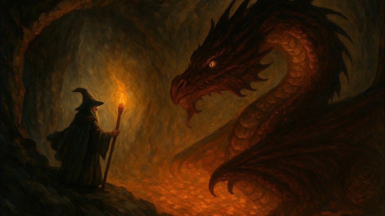 La Rencontre Secrète entre Gandalf et Smaug | Le Seigneur des Anneaux