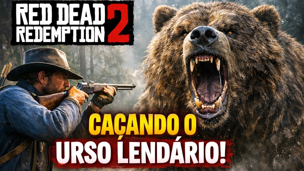 Enfrentei o Urso Lendário do Red Dead Redemption 2