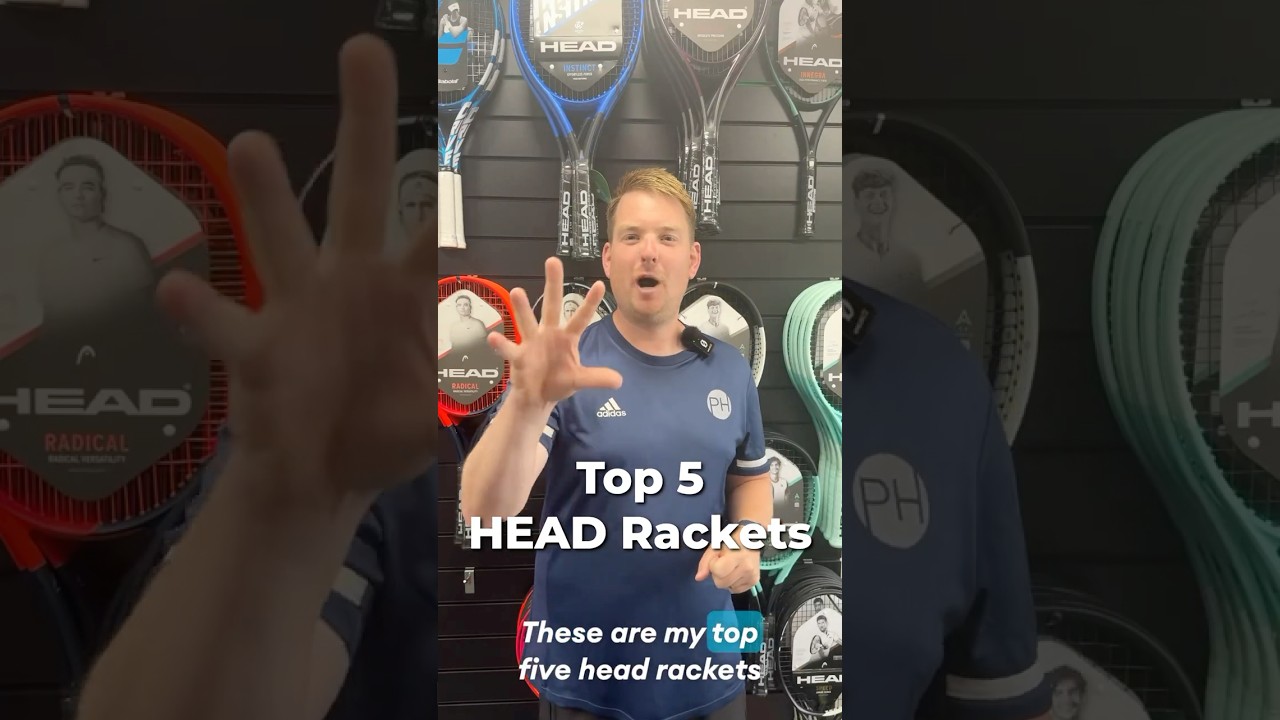 5 лучших ракеток по версии HEAD! #теннисракетки #топ5 #теннис