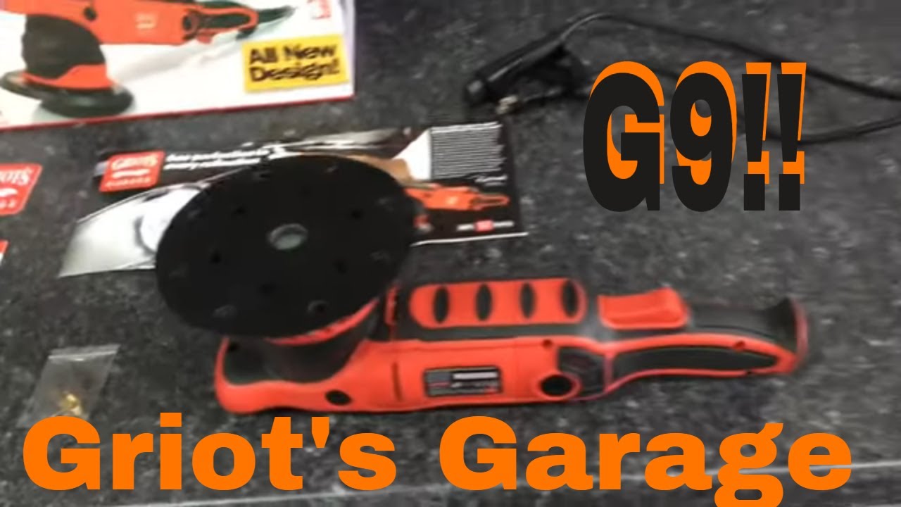 Griot's Garage NEW G9 Random Orbital Polisher!!!  1000 Watt, Quick Connect Cord, And MUCH MORE!!