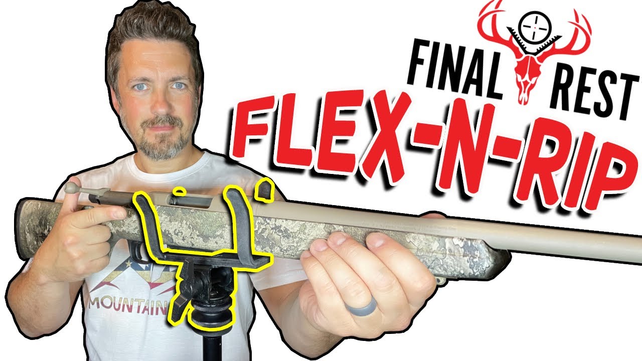 Flex-N-RIP Shooting Rest from Final Rest: Custom fit Your Rifle, Shotgun or Crossbow