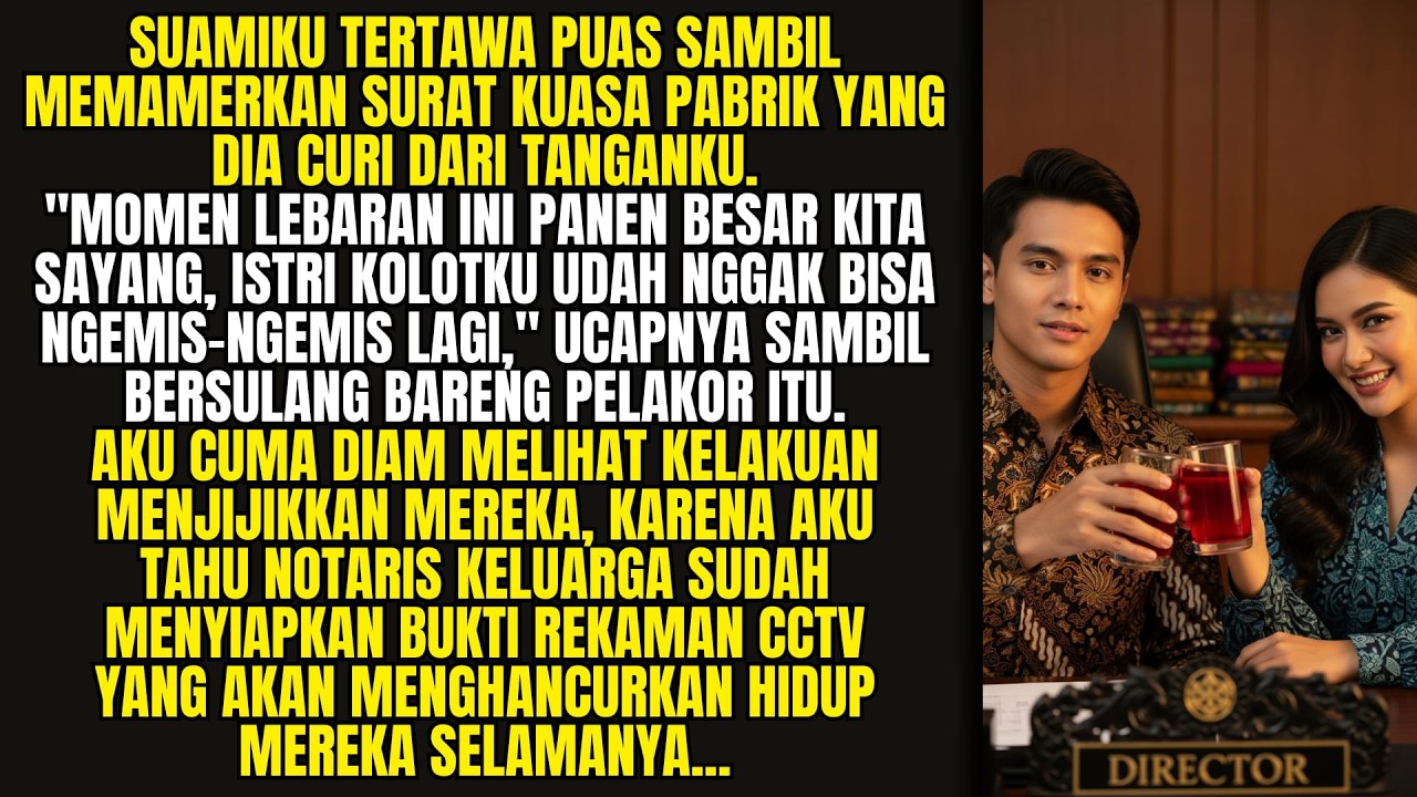 Suami & Pelakor PALSUKAN Surat Kuasa PABRIK SARUNG Warisanku, TERDIAM Saat Notaris Bawa Bukti CCTV!