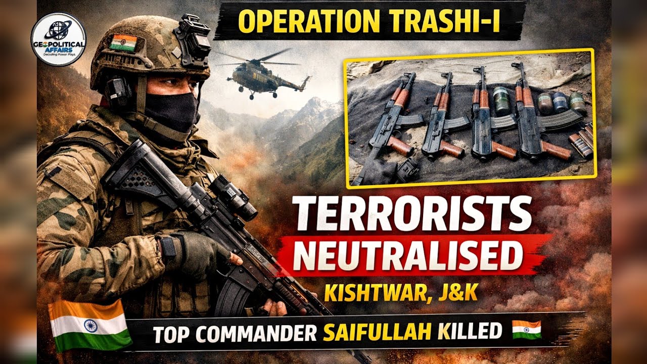 Operation Trashi-I: 3 Jaish Terrorists Neutralised in Kishtwar | Top Commander Saifullah Killed