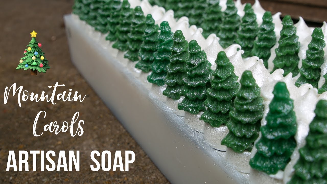 Mountain Carols Custom Soap - Intricate Drop Swirl | Royalty Soaps