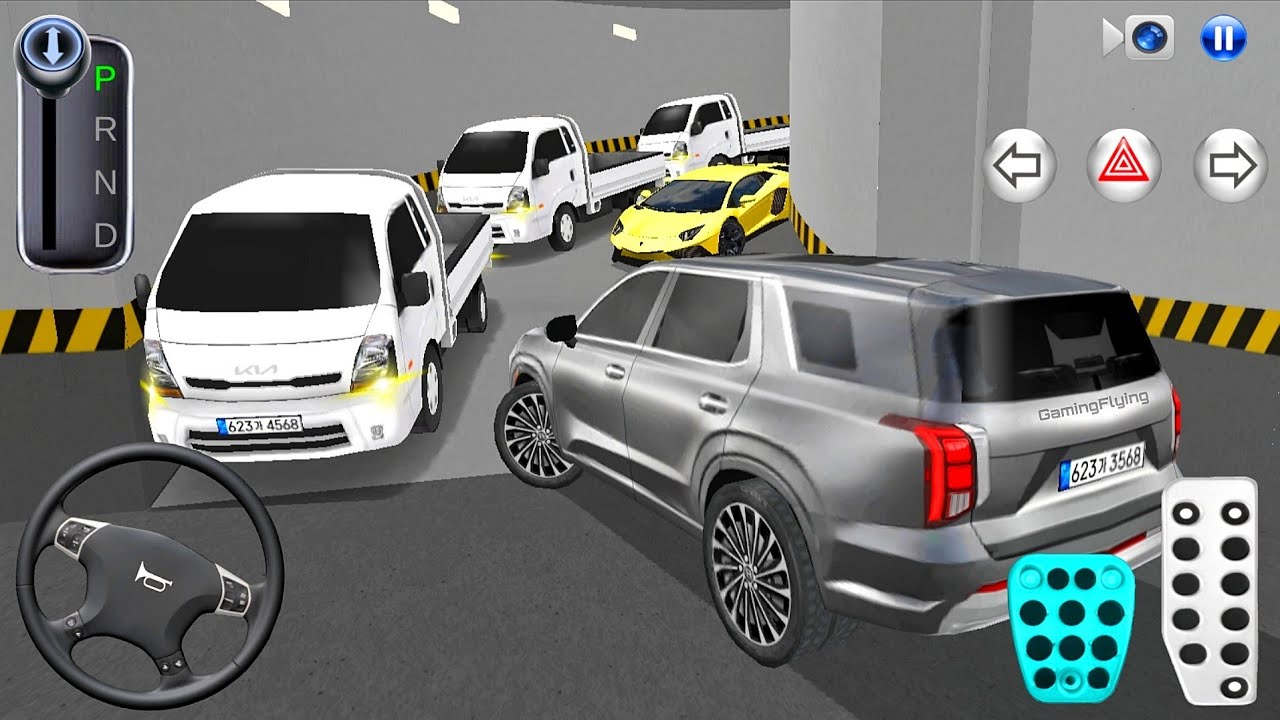 New Palisade car Stuck in Parking Garage - 3D Driving Class 2025 - 3D Driving Class Game - Car Game