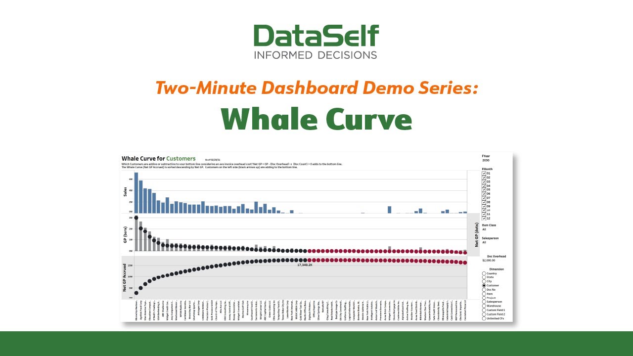Customer Profitability Whale Curve (Two-minute demo)