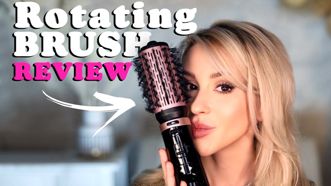 Straightening my hair with Philips Dynamic Volume Rotating Brush (REVIEW)