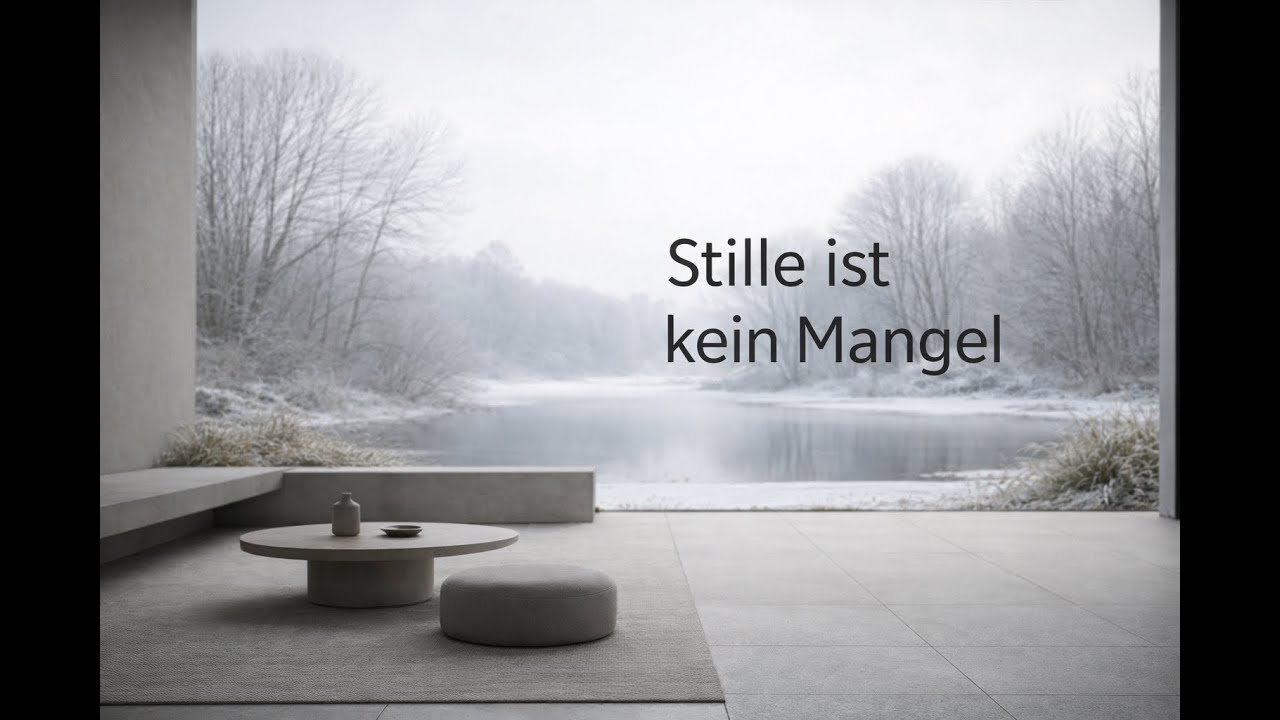 Stille ist kein Mangel