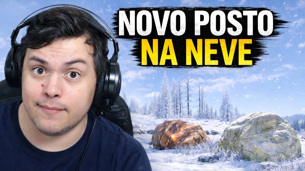 🔴 RUST AO VIVO — Vou construir um POSTO AVANÇADO na NEVE para TRANSPORTE DE MINÉRIOS (PT-BR)