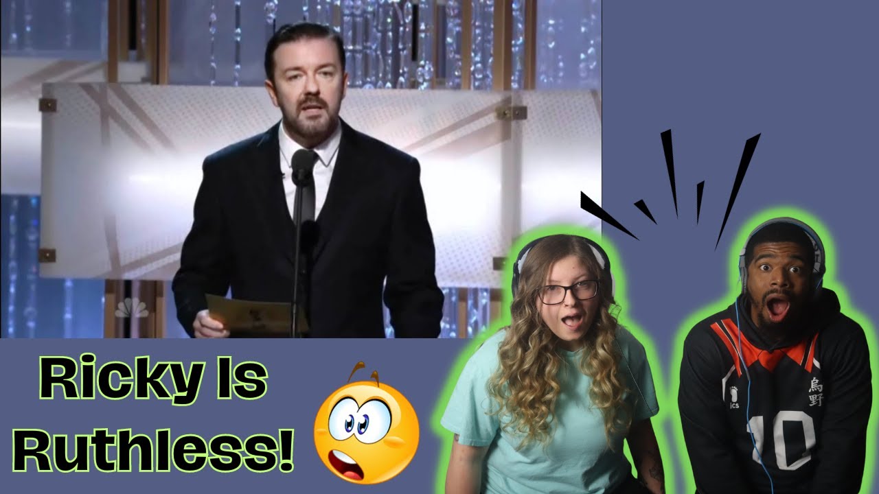 AMERICANS REACT TO Ricky Gervais at the 2011 Golden Globes