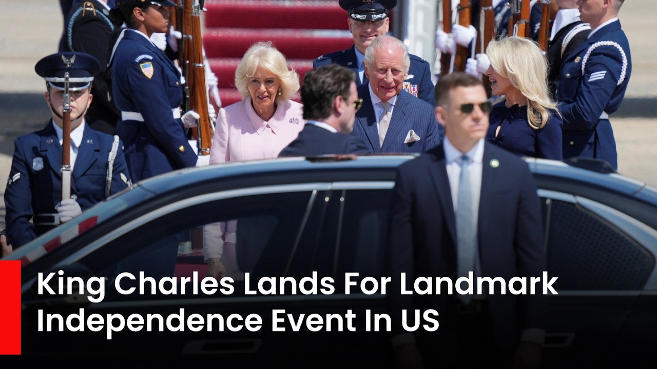 HISTORIC VISIT: King Charles and Queen Camilla Arrive in US for Historic 250th Anniversary Visit