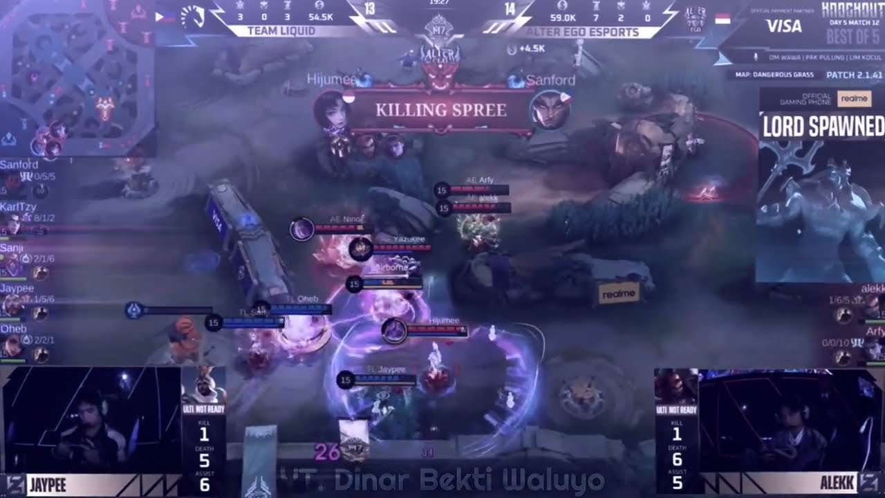 GILA! Alter Ego Kalahkan TLPH di Match 5 Pakai Uranus Jungler Tak Terduga | M7 MLBB