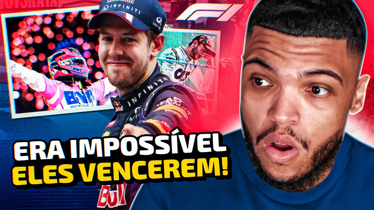 AS 10 VITÓRIAS MAIS IMPOSSÍVEIS NA FÓRMULA 1! REACT DO JOTA
