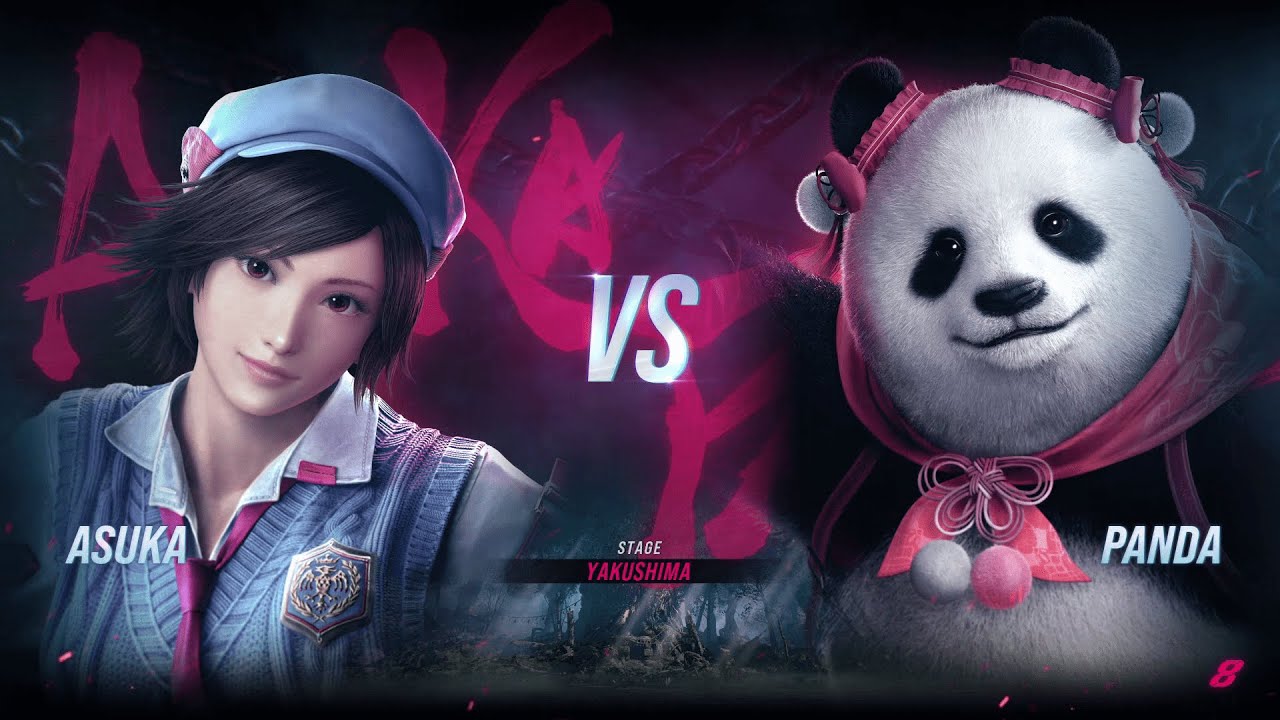 Tekken 8 Gameplay Asuka VS Panda