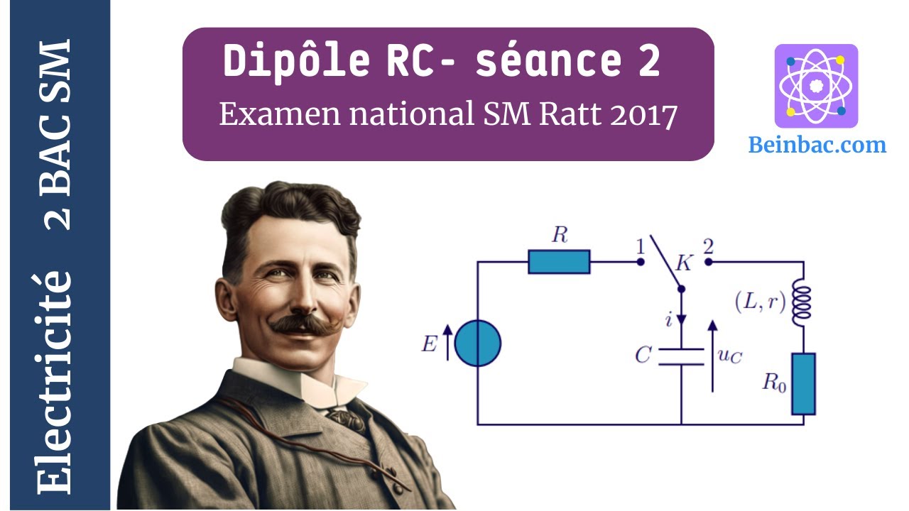 2Bac SM BIOF| Électricité -Dipôle RC- Séance 2 : Examen national SM Ratt 2017 .