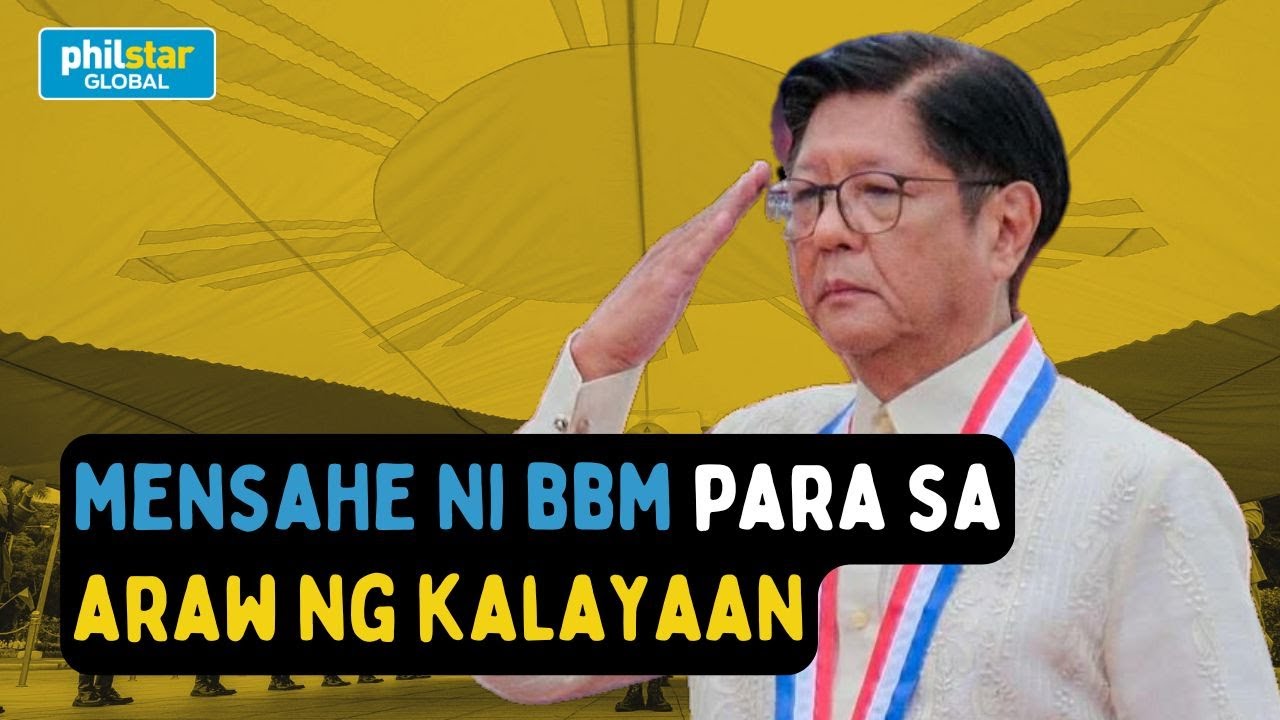 President Bongbong Marcos idiniing kalaban ng kalayaan ang pagiging manhid ngayong Araw ng Kalayaan