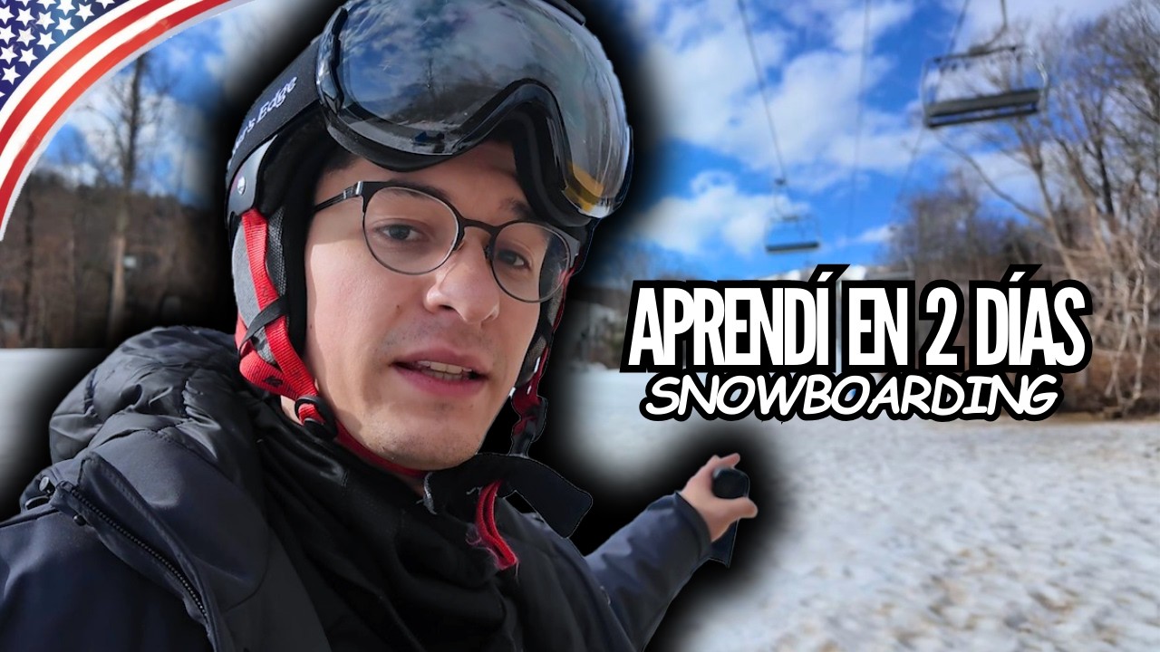 ¿CÓMO es aprender SNOWBOARD desde CERO?🏂