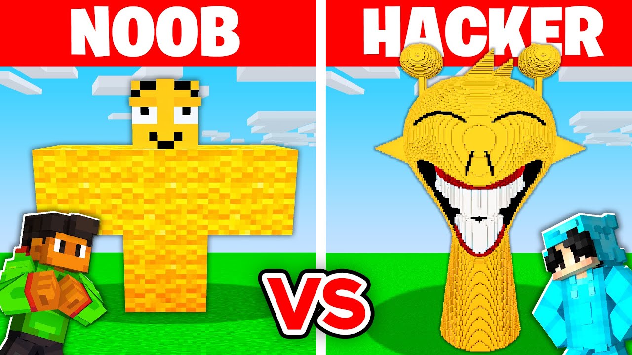 NOOB vs HACKER: I Cheated In a SPRUNKI SIMON Build Challenge!
