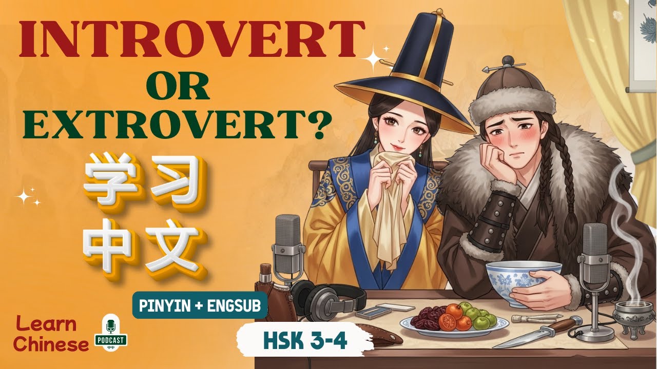 HSK 2-3 | Describe Yourself in Chinese: Are you Introvert or Extrovert? | Chinese Listening Practice