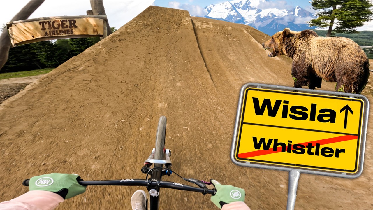DOWNHILL MTB JUMPS im Whistler von Polen! Jumpline Wisla Bikepark