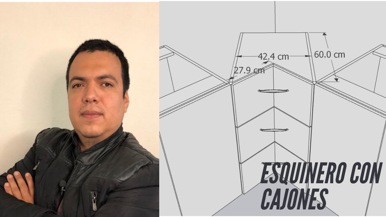 Esquinero con cajones // Corner kitchen drawers