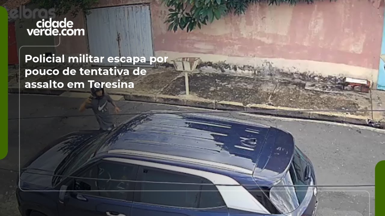 Policial militar escapa por pouco de tentativa de assalto em Teresina