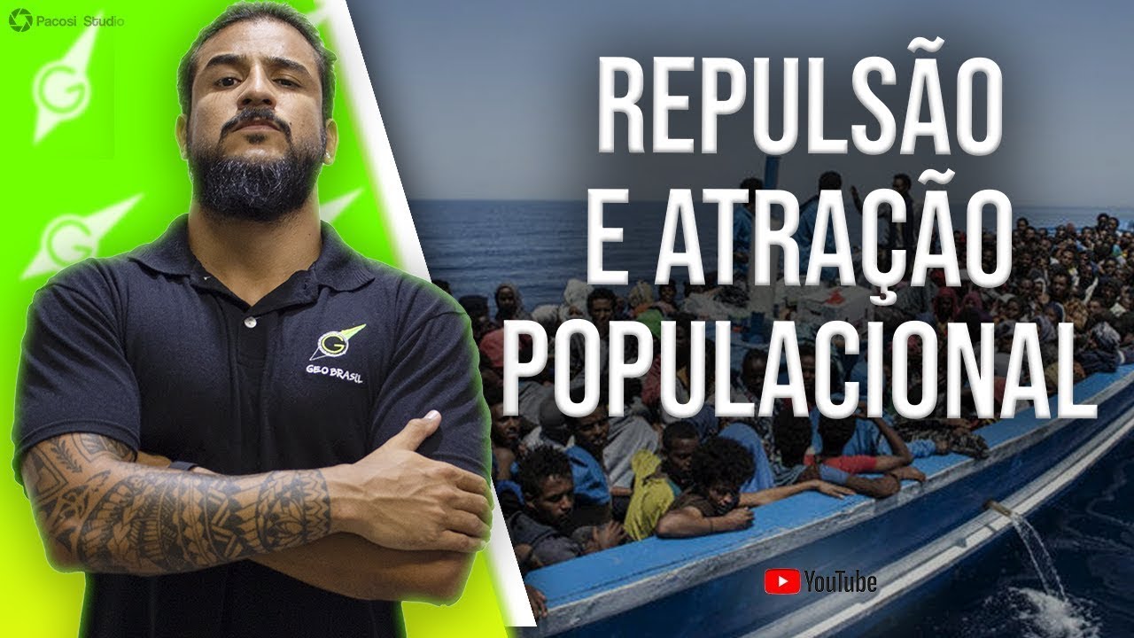 Fatores de Repulsão e Atração Populacional - Geobrasil {Prof. Rodrigo Rodrigues}