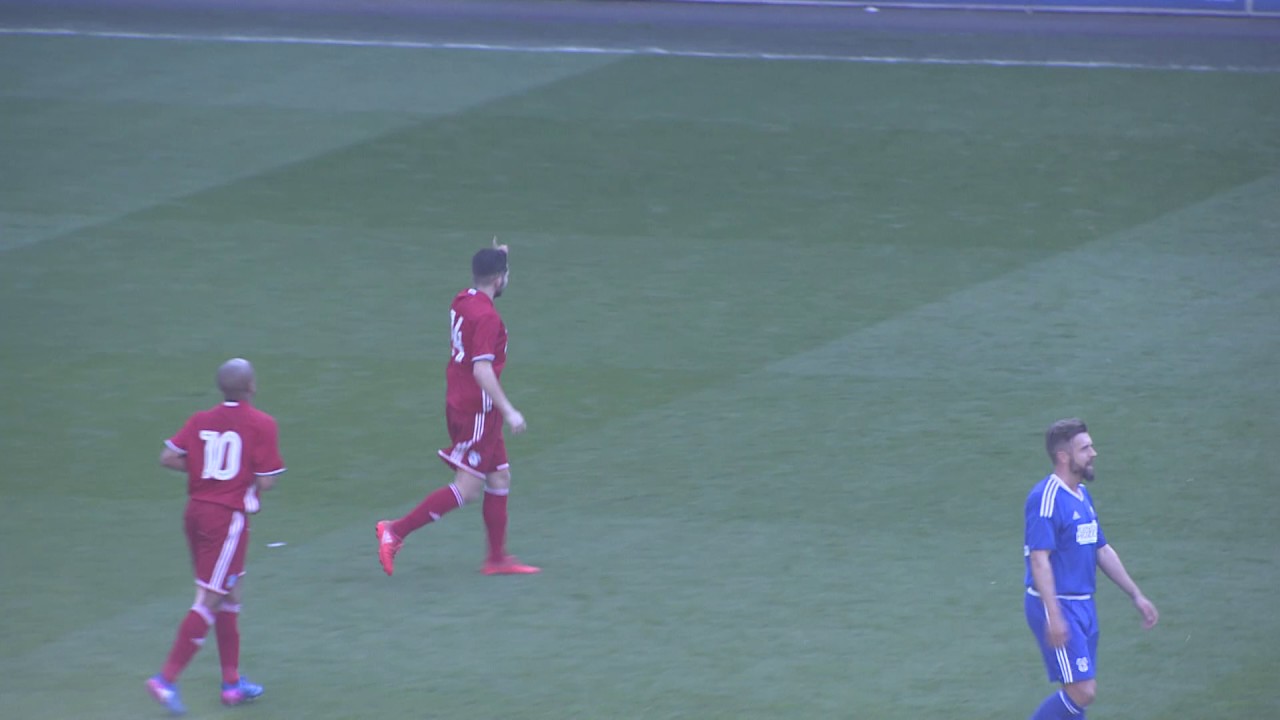 KEVIN McNAUGHTON BENEFIT MATCH TOM JENKINS GOAL