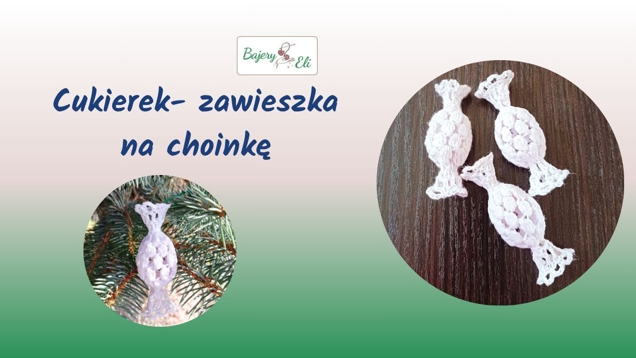 #szydełkowaniebajeryeli Jak zrobić cukierek na szydełku/ How to make crochet candy
